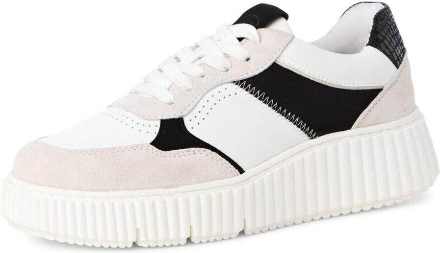 Tamaris Sneaker 1-23771-42 4A0 Dames Lage Damesschoenen M2377142 Ivory Comb
