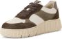 Tamaris Sneaker 1-23771-42 761 Damesschoenen Laag Top M2377142 Olijf - Thumbnail 3