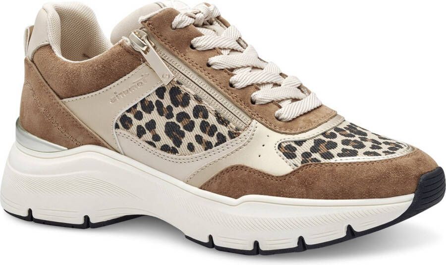 Tamaris Sneakers cognac Leer Dames