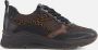 Tamaris Zwarte Glitter Dierenprint Sneaker Black Dames - Thumbnail 1