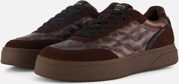 Tamaris Sneakers bruin Synthetisch Dames