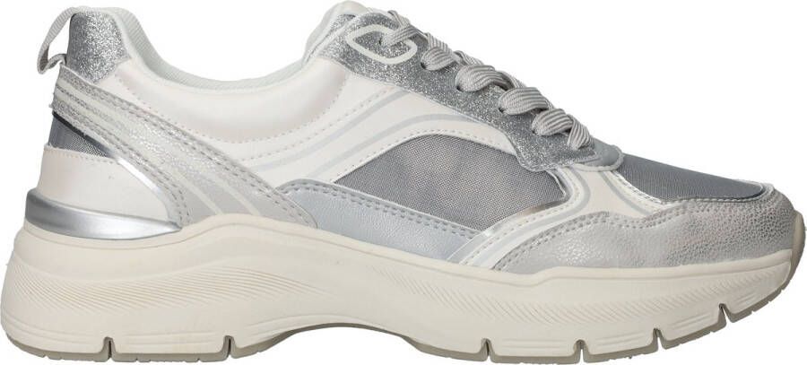 Tamaris Glitter Vegan Sneakers White Dames