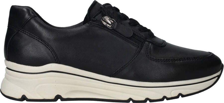 Tamaris Zwarte leren sneaker met comfortkenmerken Black Dames - Foto 2