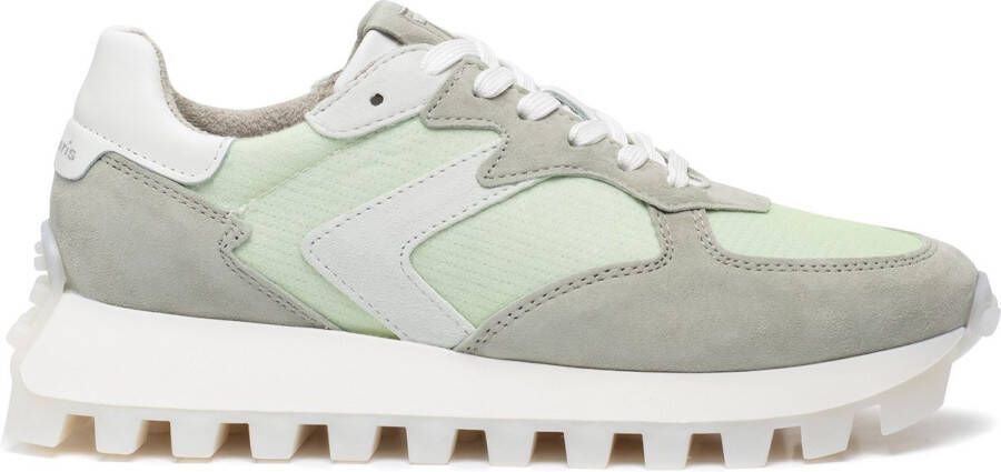Tamaris Sneakers groen Imitatieleer Dames