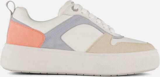 Tamaris Plateausneakers vrijetijdsschoen lage schoen veterschoen met contrastafwerkingen