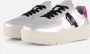 Tamaris Plateausneakers vrijetijdsschoen lage schoen veterschoen met decoratieve stiksels en perforatie - Thumbnail 1