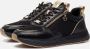 Tamaris Sneakers met sleehak vrijetijdsschoen lage schoen veterschoen met trendy metallic-details - Thumbnail 1