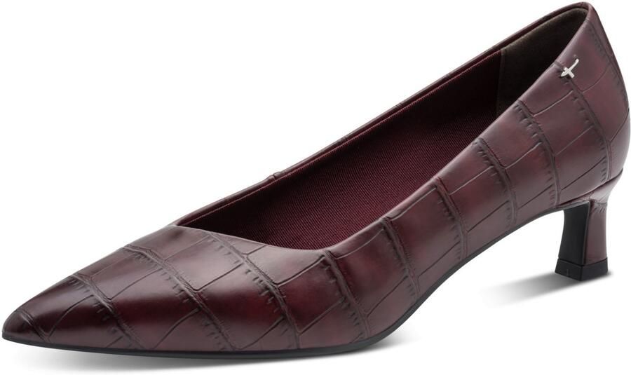 Tamaris 1-22351-47 552 Merlot Croco Pump Elegante Damespumps - Foto 4