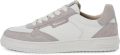 Tamaris Plateausneakers vrijetijdsschoen lage schoen veterschoen met zijlijk logo-opdruk - Grijs