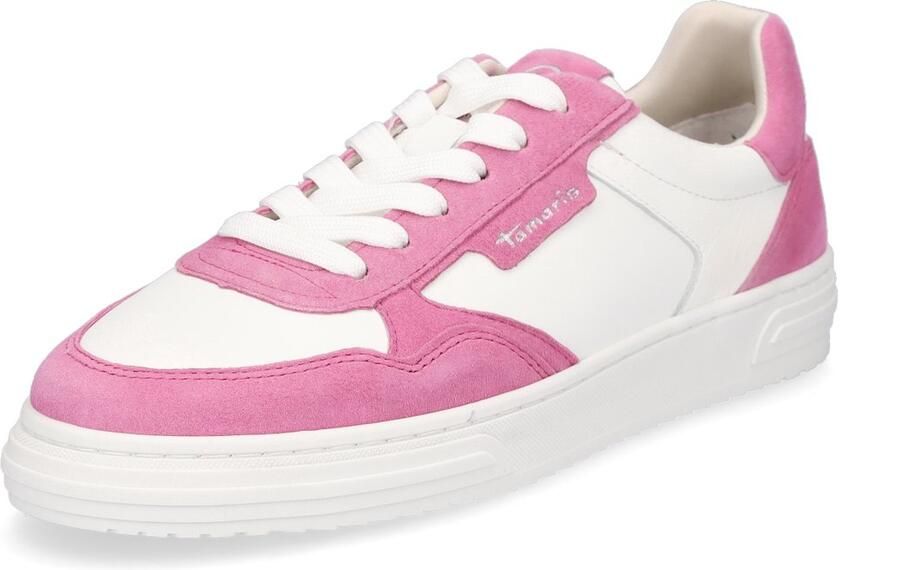 Tamaris Sneakers met praktische verwisselbare binnenzool vrijetijdsschoen lage schoen veterschoen - Foto 2