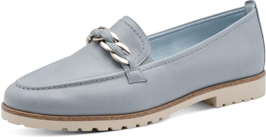 Tamaris 1-24200-42 881 Damespantoffel Damesschoenen Leer M2420042 Lichtblauw