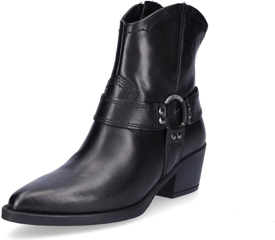Tamaris 1-25705-43 Black Leather-western laars-city western