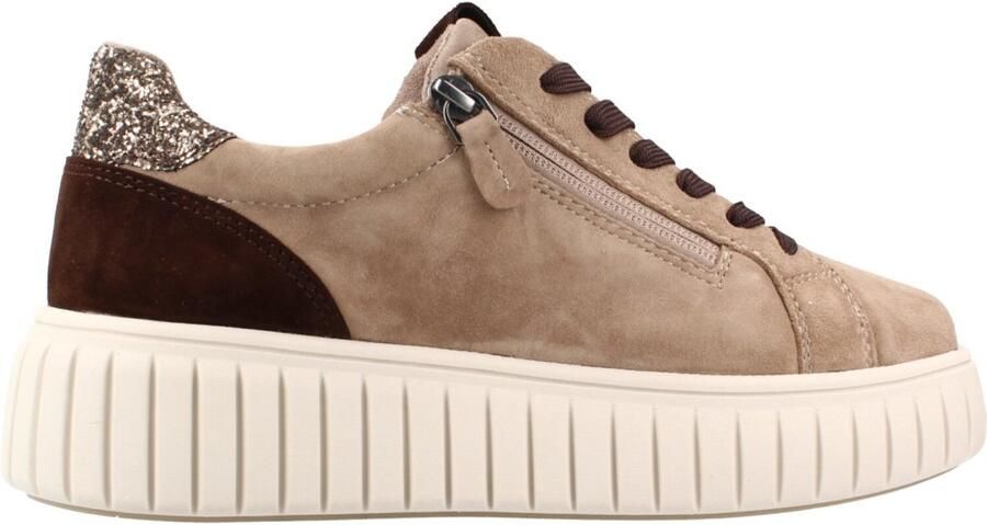 Tamaris Sneakers laag chocoladebruin cappuccino