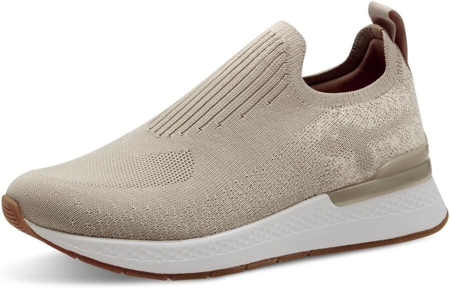 Tamaris Slip-on sneakers sleehak sneaker slipper vrijetijdsschoen lage schoen met t-logoopdruk - Foto 2