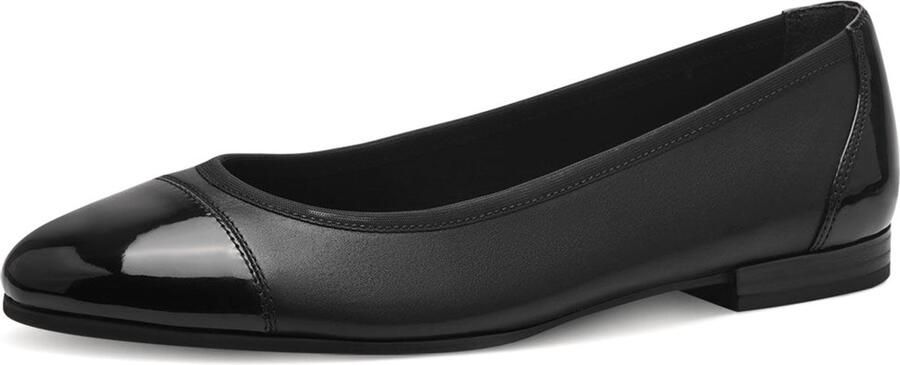 Tamaris Ballerina's blockhak business schoen instapschoen met elastische afwerking - Foto 5