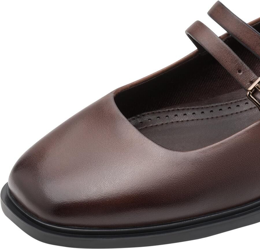 Tamaris leren ballerina 1-22131-45 001 dames damesschoenen M2423145 zwart - Foto 2