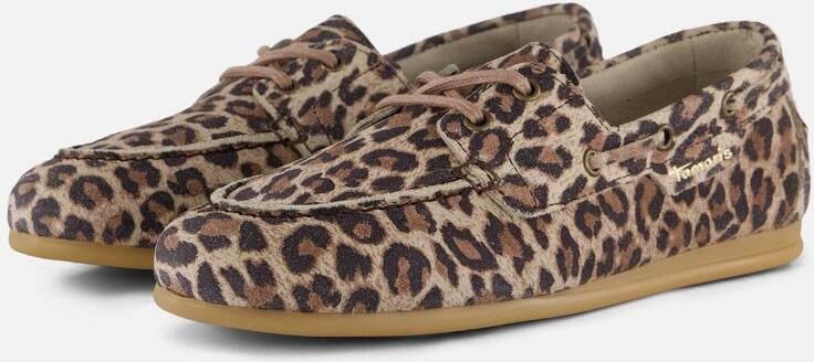 Tamaris Bootschoenen van leer model 'SAILING SHOE' - Foto 6