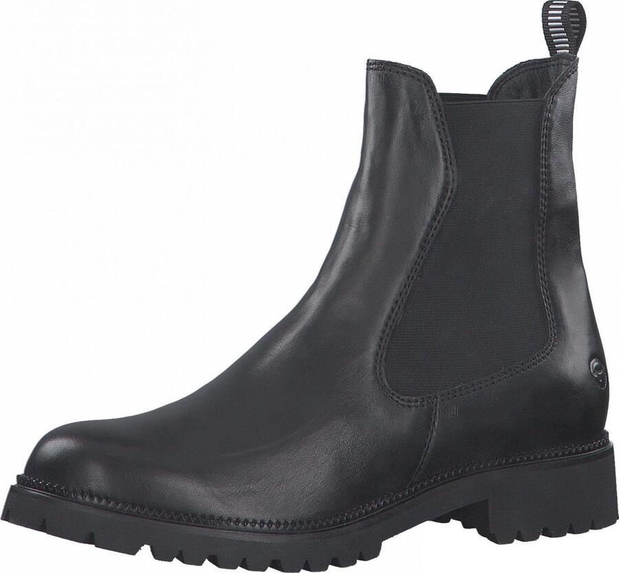 Tamaris Chelsea-boots blokhak instaplaarzen korte laarzen stretchinzetten aan beide zijden - Foto 14