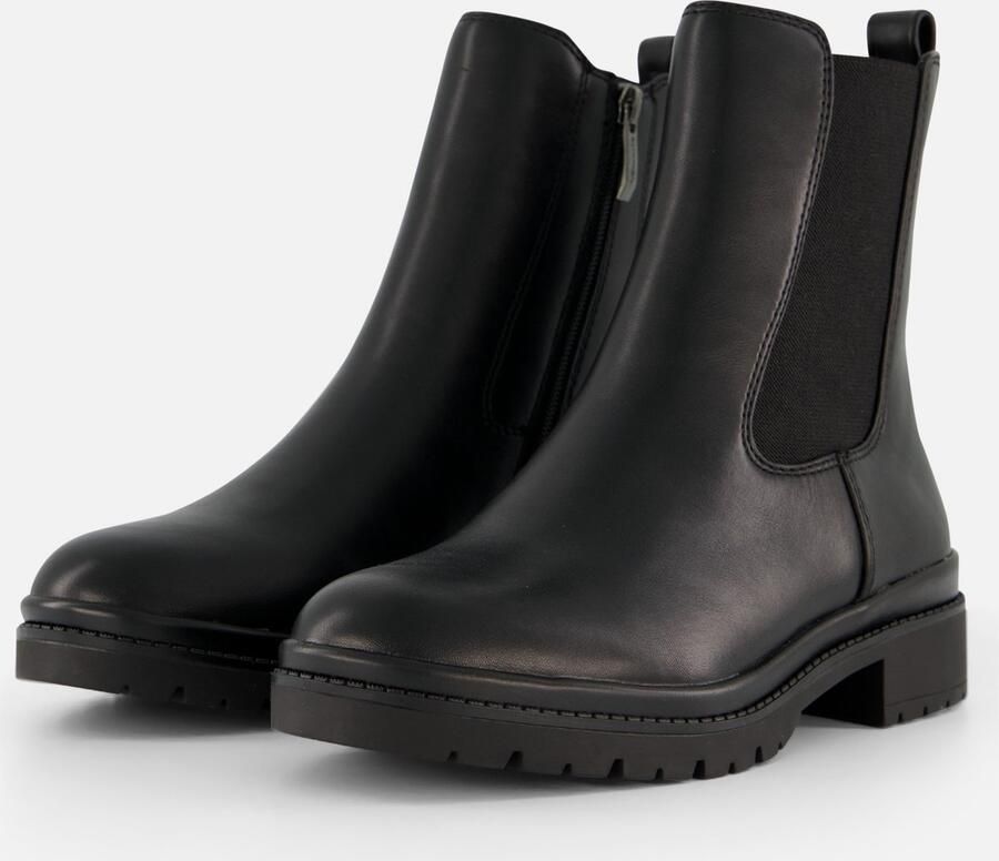 Tamaris Chelsea-boots blokhak business schoen enkellaars met comfortabele stretch-inzet - Foto 3