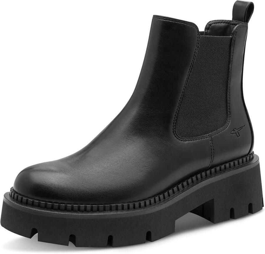 Tamaris Chelsea-laars voor dames 1-25454-47-001 Dameslaarsje Zwart