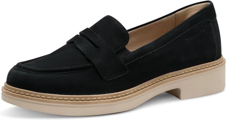 Tamaris Comfort Dames Leren Slippers Extra Breed