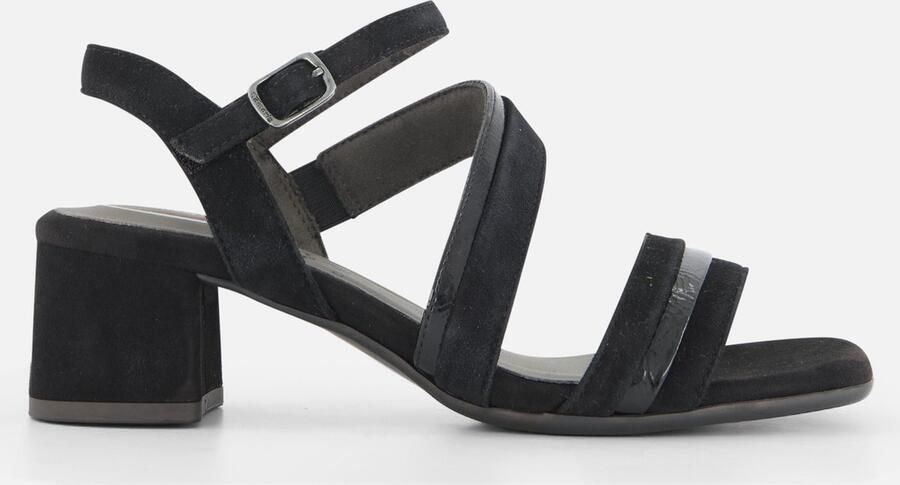 Tamaris Comfort Sandalen met hak zwart Imitatielee Dames - Foto 2