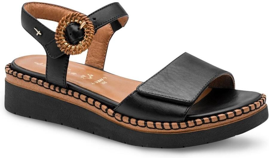 Tamaris Sandales en cuir Compensé Comfort - Foto 2