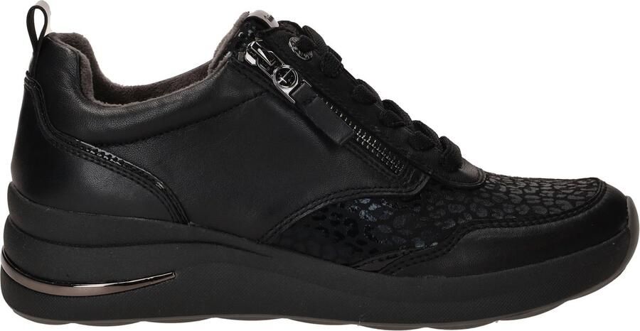 Tamaris Comfort Sneakers zwart Leer Dames