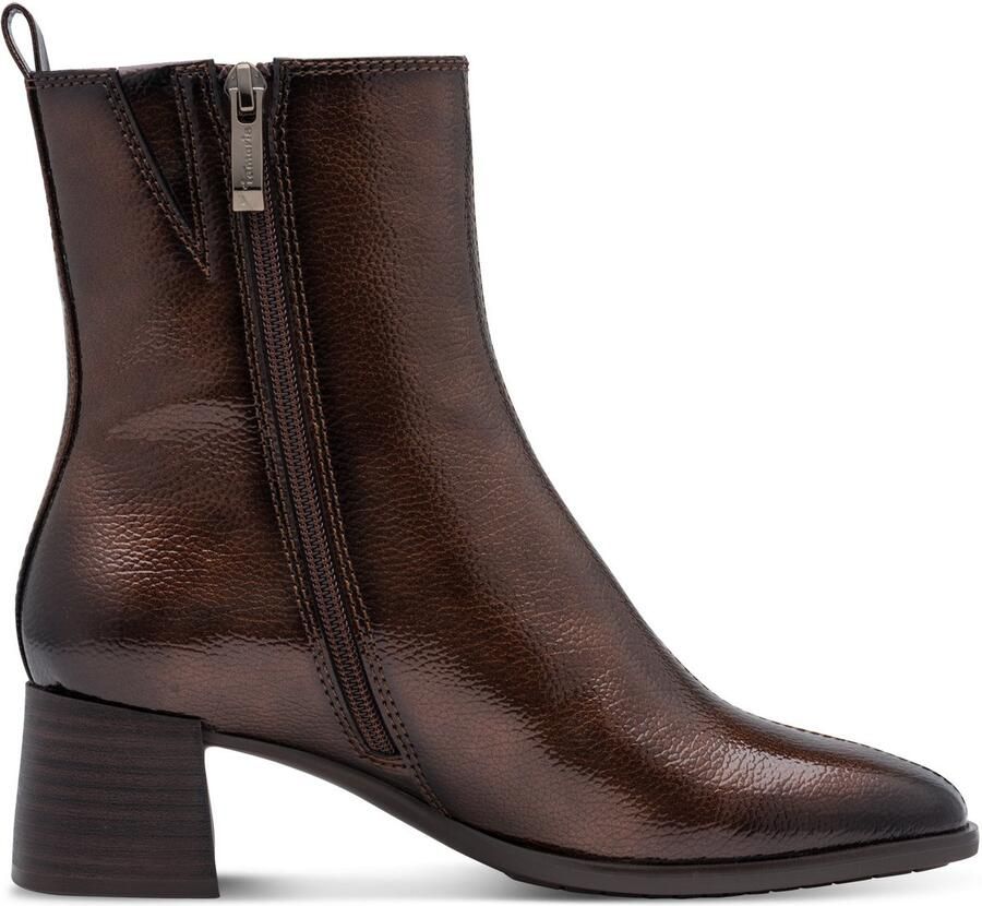 Tamaris Core Dames Laarzen BROWN PATENT