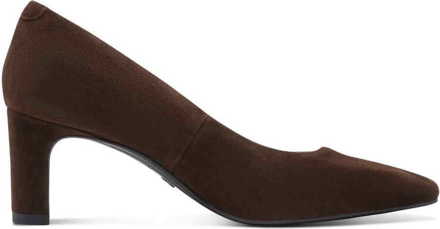 Tamaris 1-22455-47 Mocca Lederen pump met hak