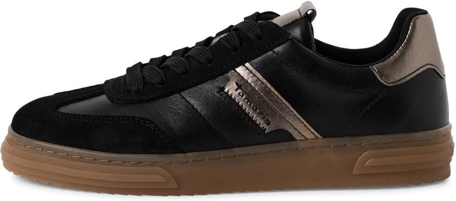 Tamaris Plateausneakers veterschoen lage schoen vrijetijdsschoen met gepolsterde schachtversteviging