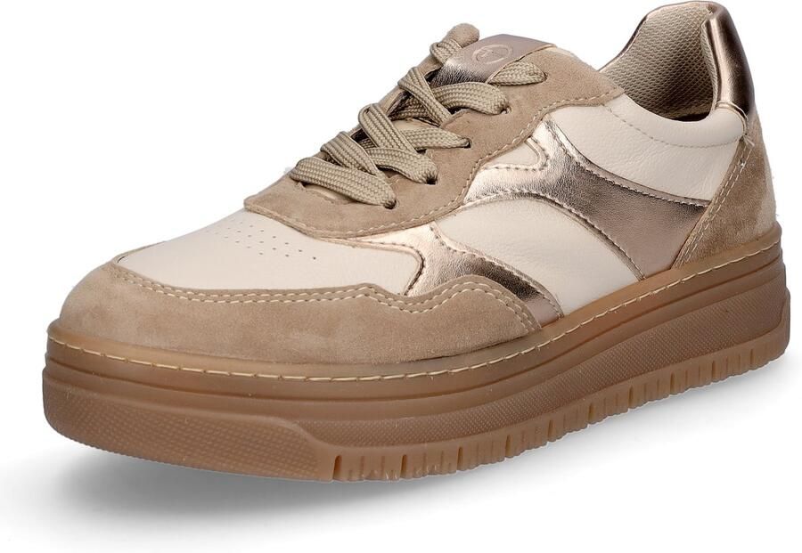 Tamaris damestrainers 1-23717-45 301 Lage damesschoenen leer M2371745 bruin