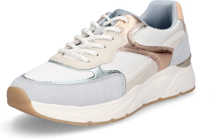 Tamaris Plateausneakers vrijetijdsschoen halfschoen veterschoen met gepolsterde schacht