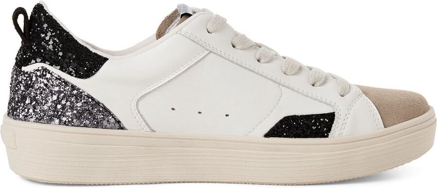 Tamaris dames sneaker 1-23706-46 936 lage damesschoen leer pewter comb