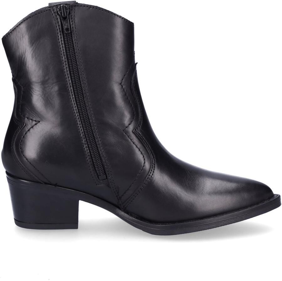 Tamaris Westernlaarzen hakken lange laarzen met decoratieve naden in spitse vorm