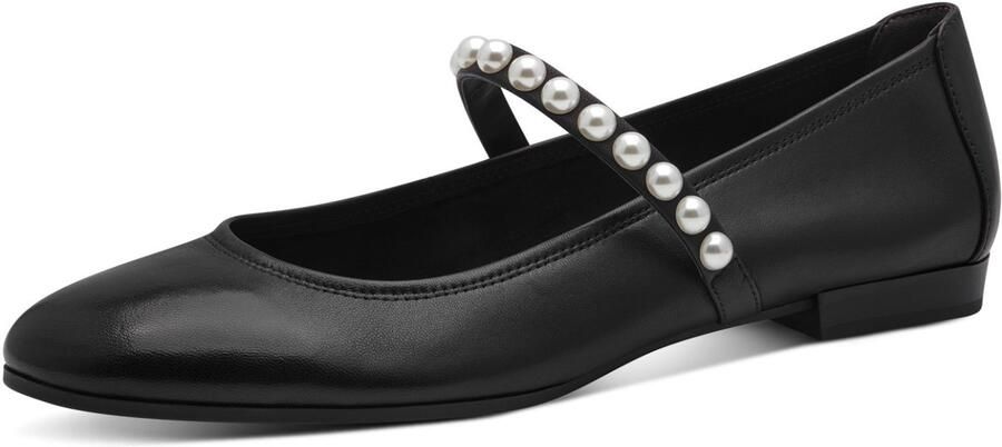 Tamaris Ballerina's blokhak zakelijke schoen avondschoen met elegante sierparels - Foto 2