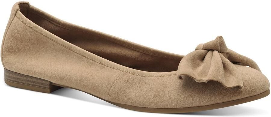 Tamaris Ballerina's blockhak business schoen instapschoen heeft een smalle vorm