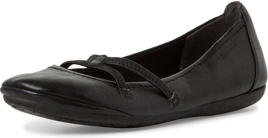Tamaris Ballerina's Caterina Flats feestelijke mode slipper met elastische riem - Foto 2