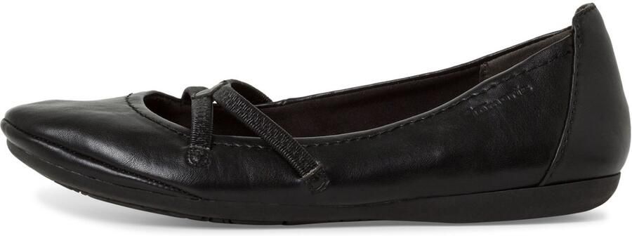 Tamaris Ballerina's Caterina Flats feestelijke mode slipper met elastische riem - Foto 2