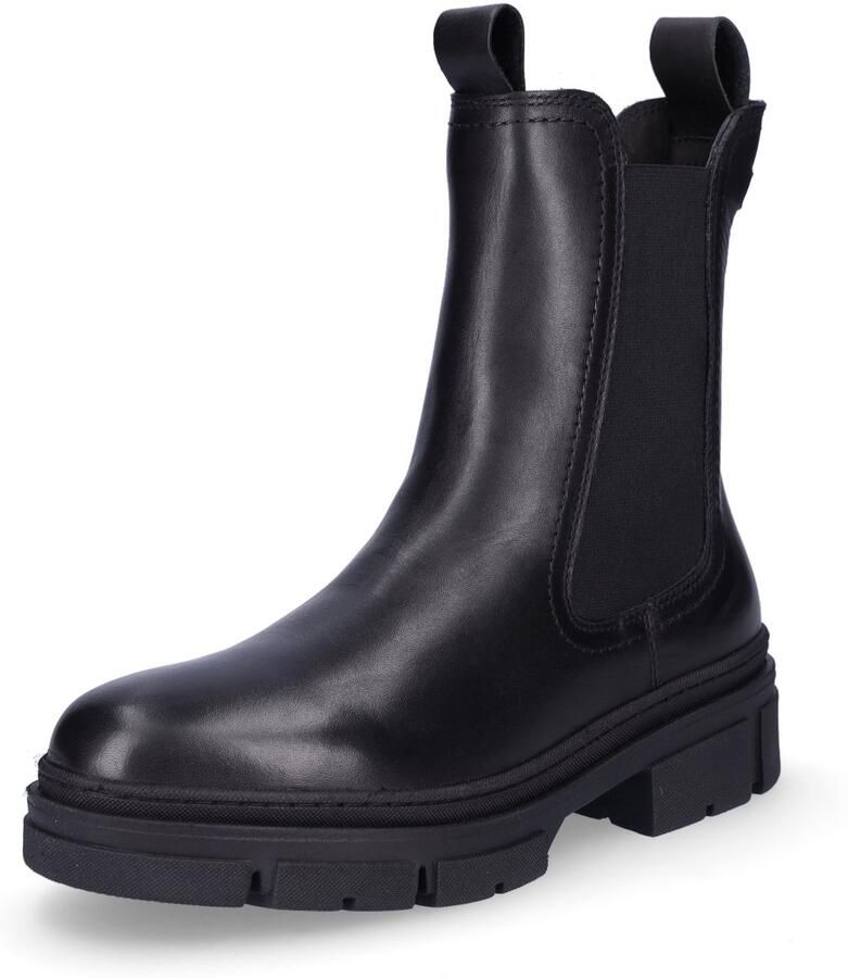 Tamaris dames Chelsea laars 1-25901-41-003 leren laarzen M2590141 zwart