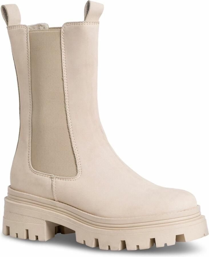 Tamaris Chelsea-boots blokhak instaplaarzen korte laarzen stretchinzetten aan beide zijden - Foto 2