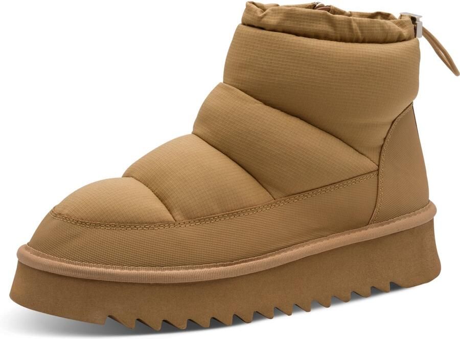 Tamaris dames enkellaars warme voering plateauzool 1-26810-45 310 Camel - Foto 1