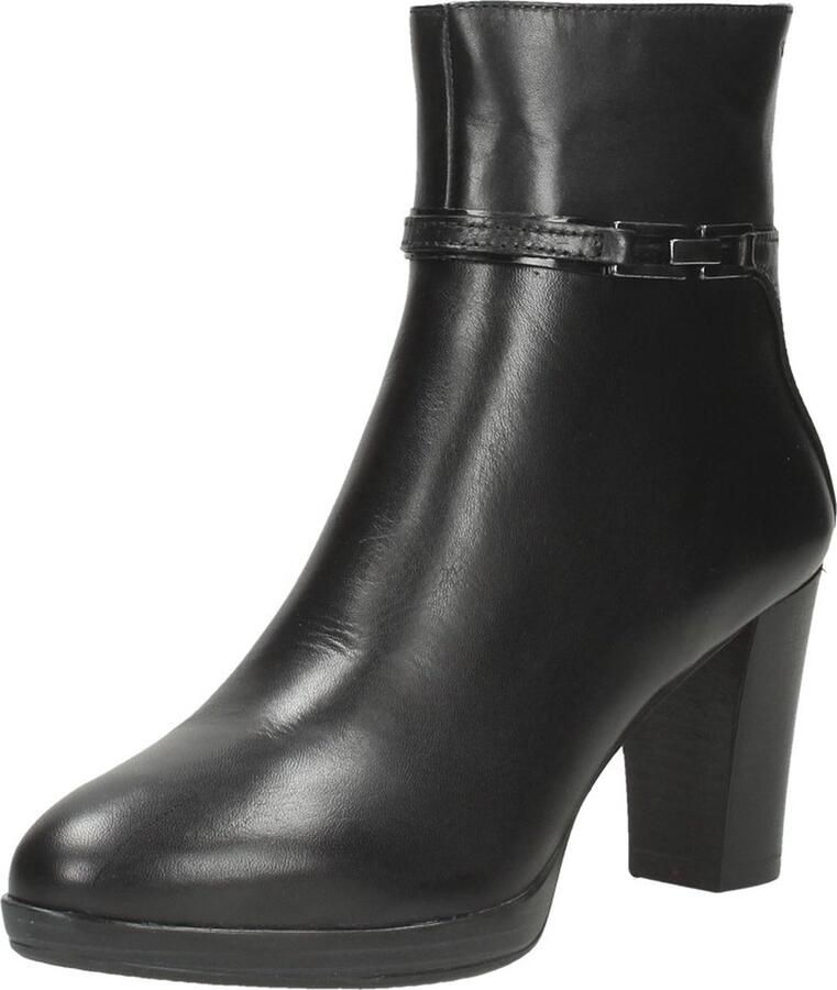 Tamaris Enkellaarsjes Zwart Imitatieleer 192128 Dames