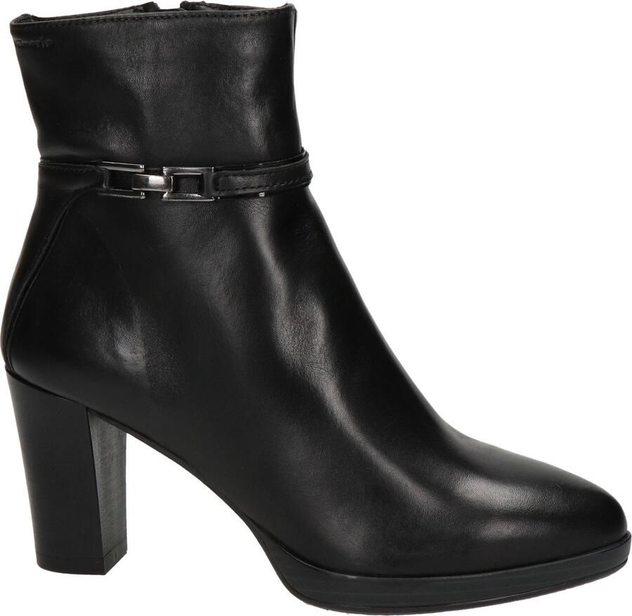 Tamaris Enkellaarsjes Zwart Imitatieleer 192128 Dames