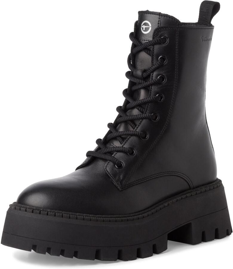 Tamaris Veterlaarsjes blokhak plateau veterboots met touch it-uitrusting - Foto 2