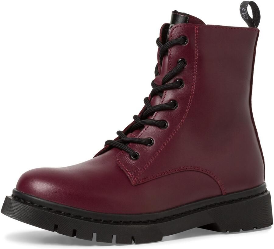 Tamaris Veterschoenen lace-up ankle boots chunky boots with logoprinted pull tab - Foto 2