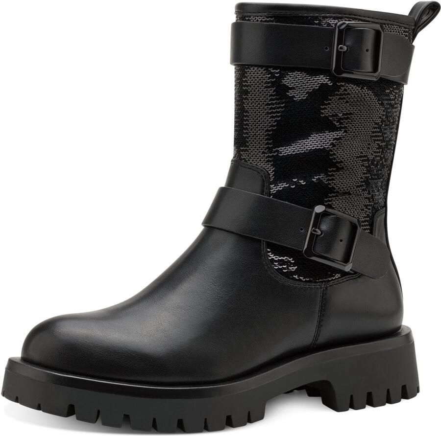 Tamaris Bikerboots met fonkelende pailletten gegarneerd - Foto 2