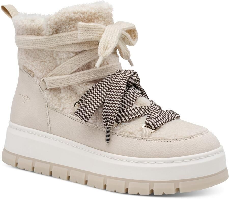 Tamaris dames Tex-enkellaarsjes gevoerd beige 1-26223