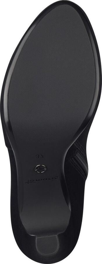 Tamaris Enkellaarsjes zwart Textiel Dames - Foto 4