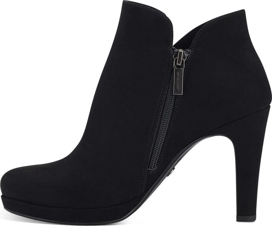 Tamaris Enkellaarsjes zwart Textiel Dames - Foto 2